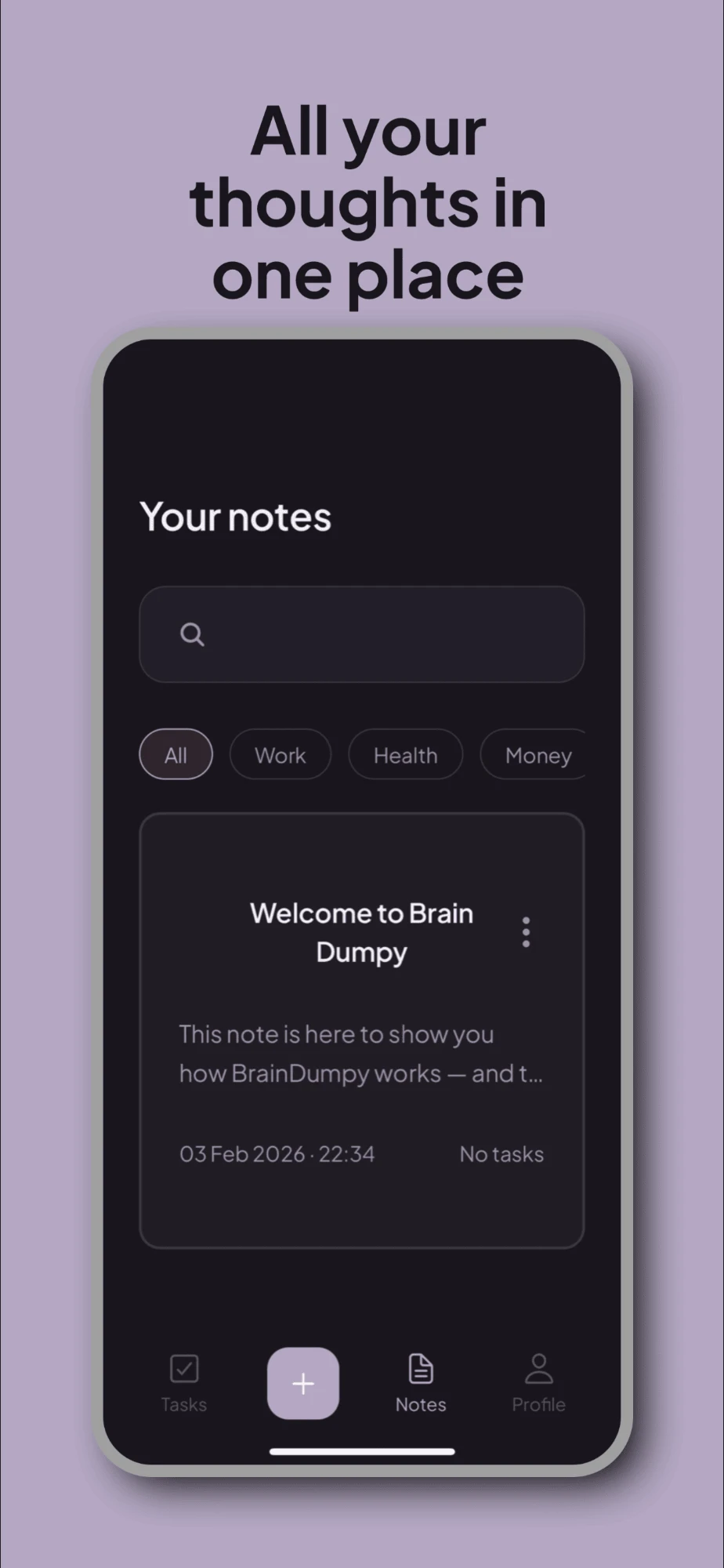 Brain Dumpy app screenshot 5