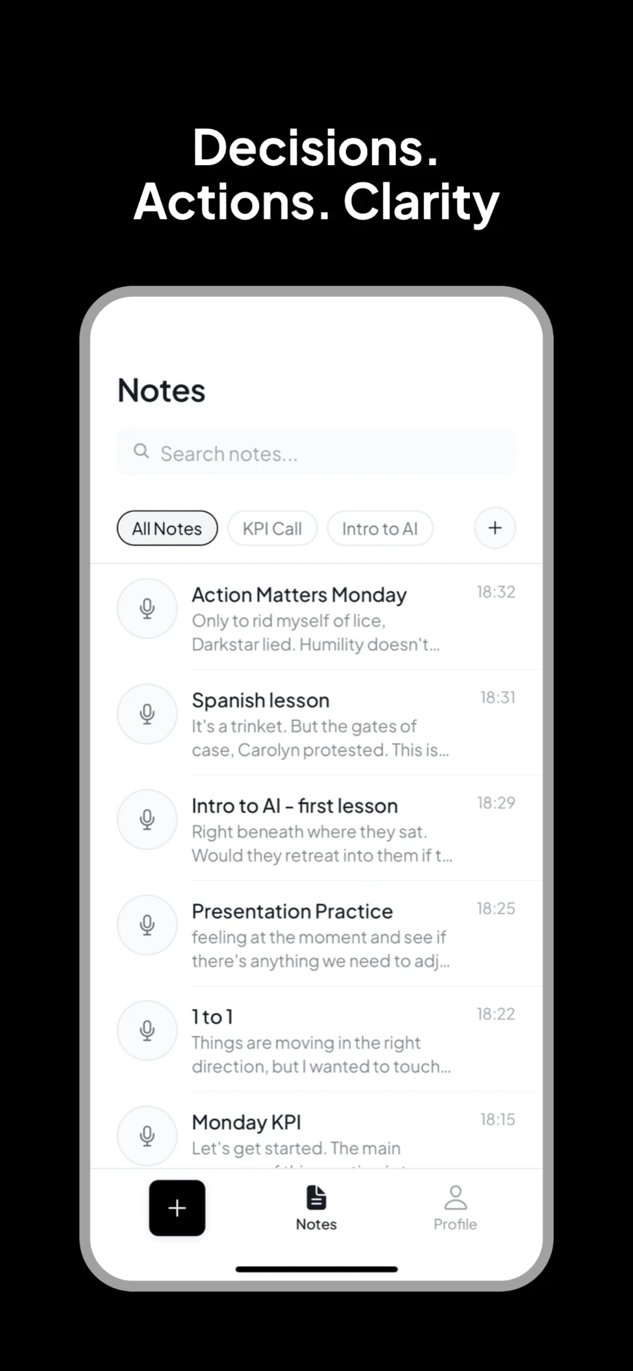 The Minutes app screenshot 4