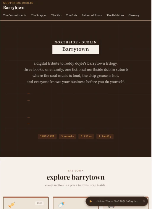 Barrytown website